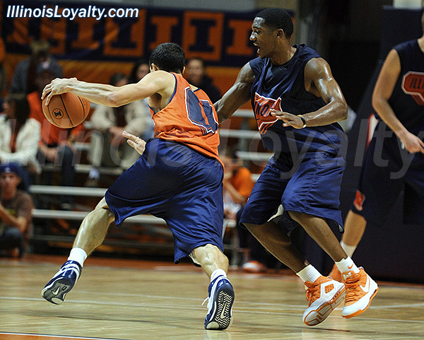 Illinois Basketball Orange and Blue Scrimmage