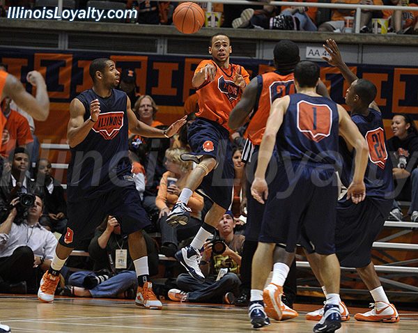 Illinois Basketball Orange and Blue Scrimmage