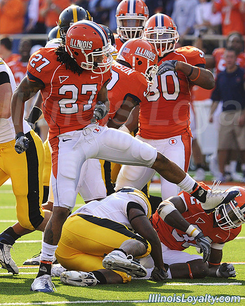 Antonio Gully - Illinois Fighting Illini football vs Iowa Hawkeyes