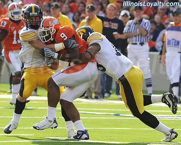 Arrelious Benn - Illinois Fighting Illini football vs Iowa Hawkeyes