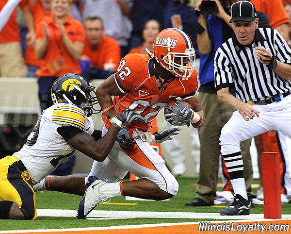 Fred Sykes - Illinois Fighting Illini football vs Iowa Hawkeyes