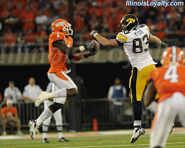 Vontae Davis - Illinois Fighting Illini football vs Iowa Hawkeyes