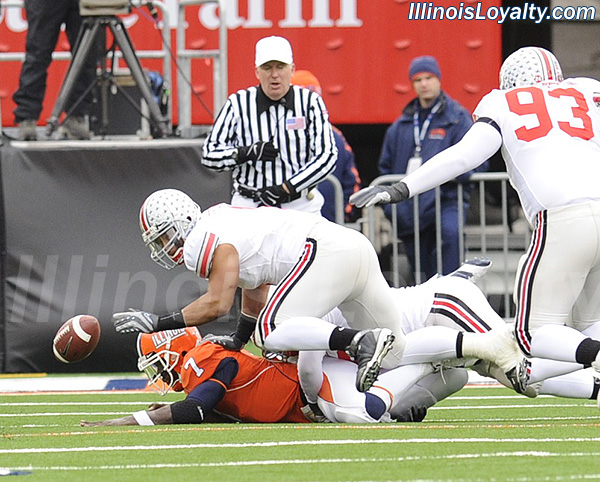 Fighting Illini football vs Ohio State Buckeyes
