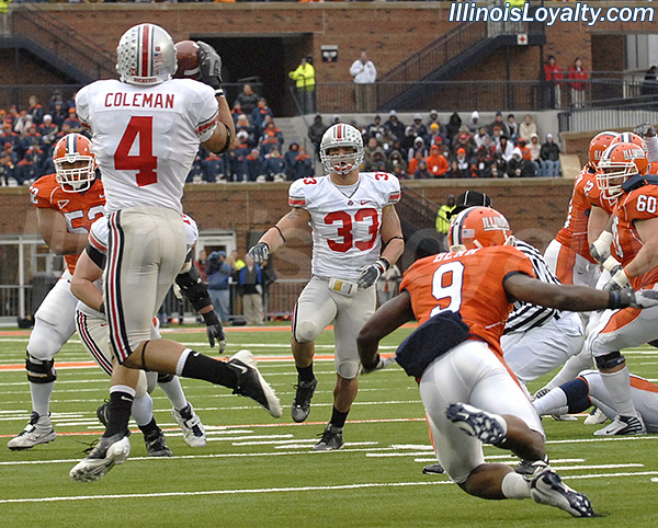 Fighting Illini football vs Ohio State Buckeyes
