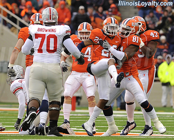 Fighting Illini football vs Ohio State Buckeyes