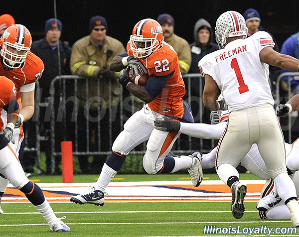 Fighting Illini football vs Ohio State Buckeyes