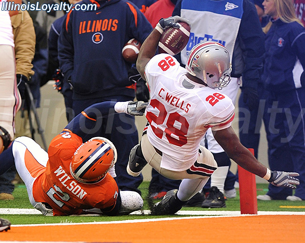 Fighting Illini football vs Ohio State Buckeyes