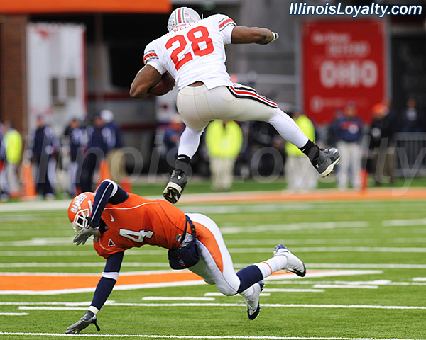 Fighting Illini football vs Ohio State Buckeyes