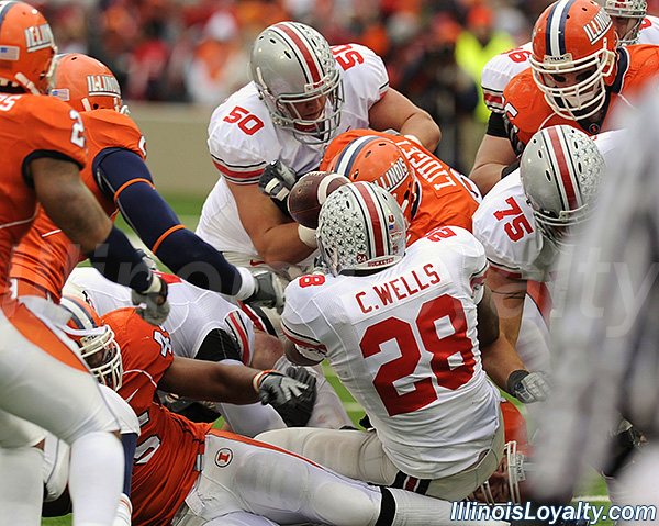 Fighting Illini football vs Ohio State Buckeyes