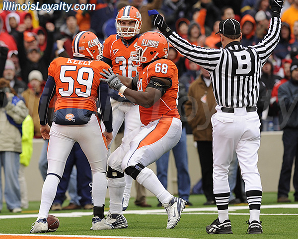 Fighting Illini football vs Ohio State Buckeyes