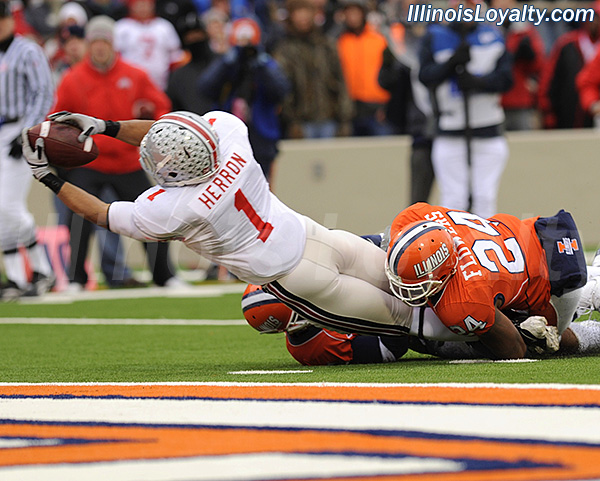 Fighting Illini football vs Ohio State Buckeyes