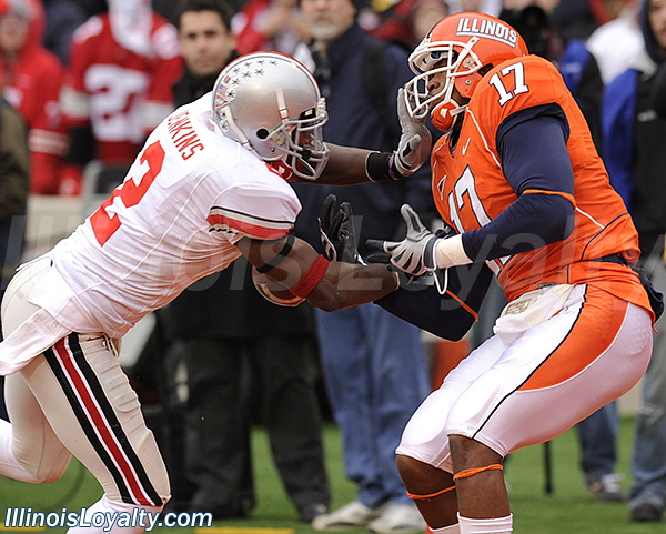 Fighting Illini football vs Ohio State Buckeyes
