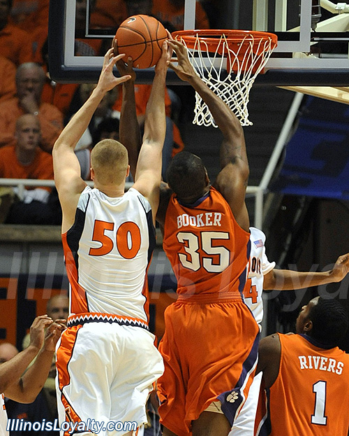 Fighting Illini basketball vs Clemson Tigers