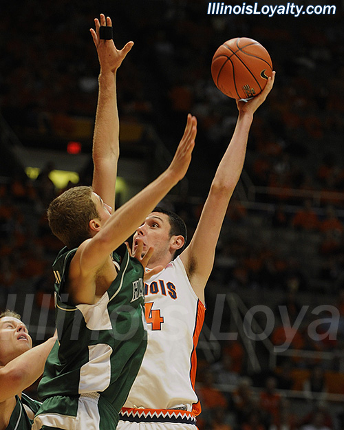 Mike Tisdale - Fighting Illini Basketball vs Hawaii
