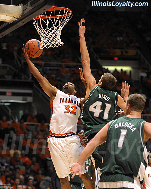 Demetri McCamey - Fighting Illini Basketball vs Hawaii