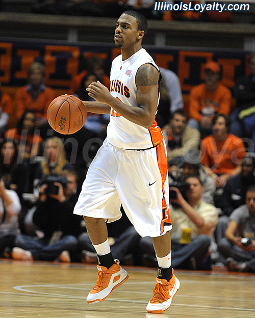 Jeff Jordan - Fighting Illini Basketball vs Hawaii