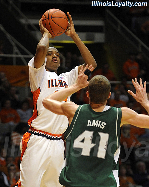Mike Davis - Fighting Illini Basketball vs Hawaii