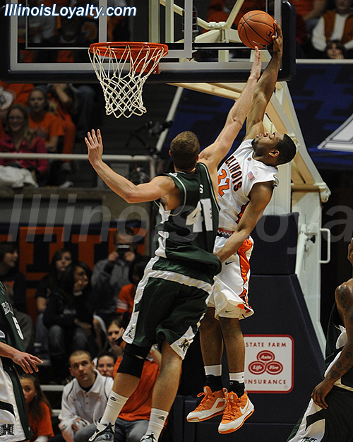 Demetri McCamey - Fighting Illini Basketball vs Hawaii