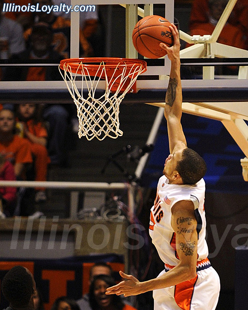 Calvin Brock - Fighting Illini Basketball vs Hawaii