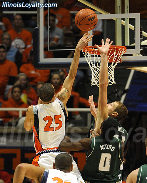 Calvin Brock - Fighting Illini Basketball vs Hawaii