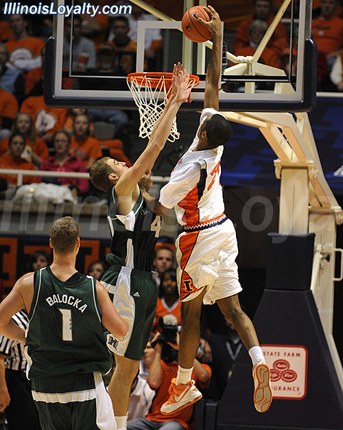 Mike Davis - Fighting Illini Basketball vs Hawaii