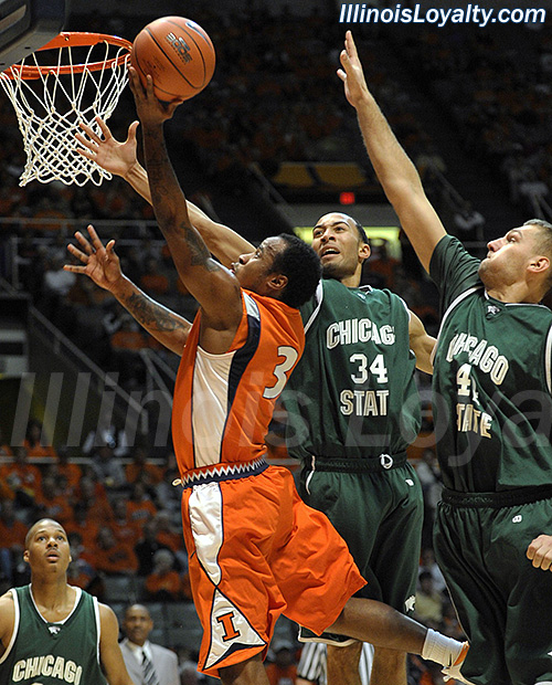 Illini basketball vs Chicago St