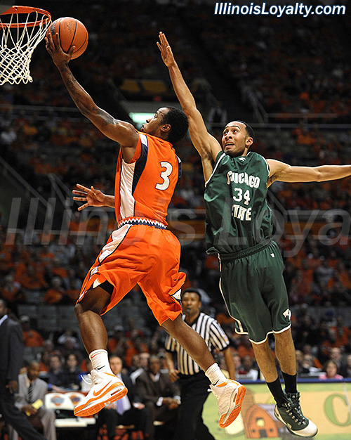 Illini basketball vs Chicago St