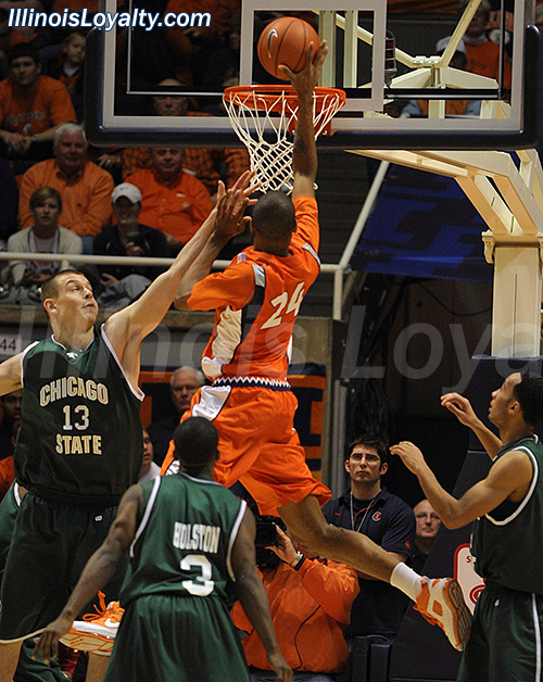 Illini basketball vs Chicago St