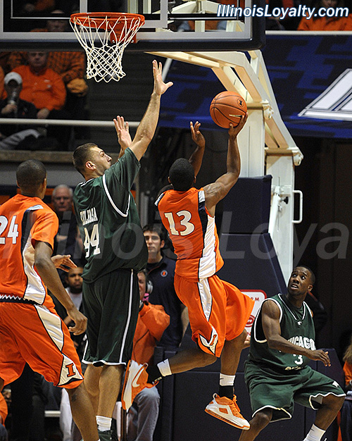 Illini basketball vs Chicago St
