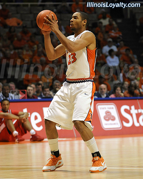 Dominique Keller: Fighting Illini Basketball vs Detroit Mercy