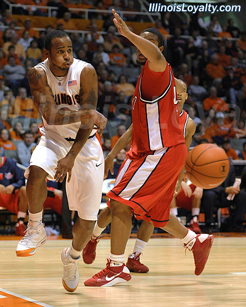 Chester Frazier: Fighting Illini Basketball vs Detroit Mercy