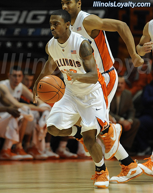 Jeff Jordan: Fighting Illini Basketball vs Detroit Mercy