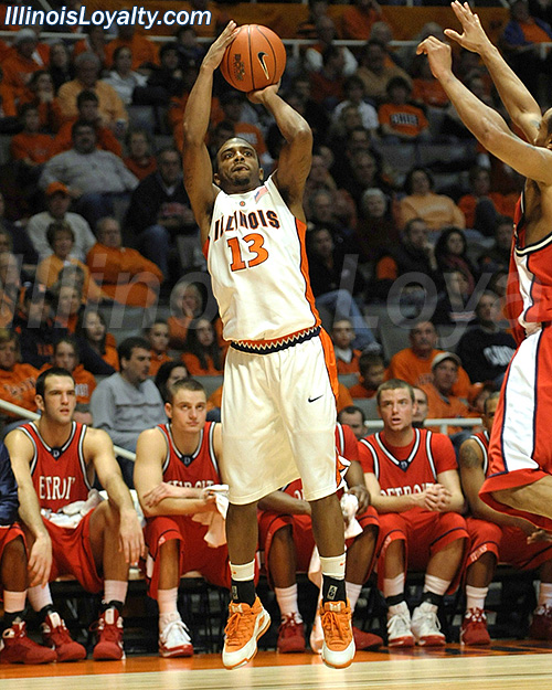 Jeff Jordan: Fighting Illini Basketball vs Detroit Mercy