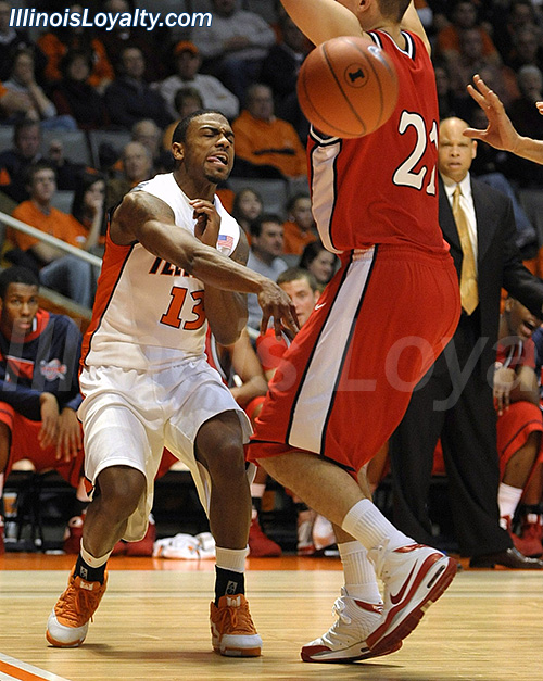 Jeff Jordan: Fighting Illini Basketball vs Detroit Mercy