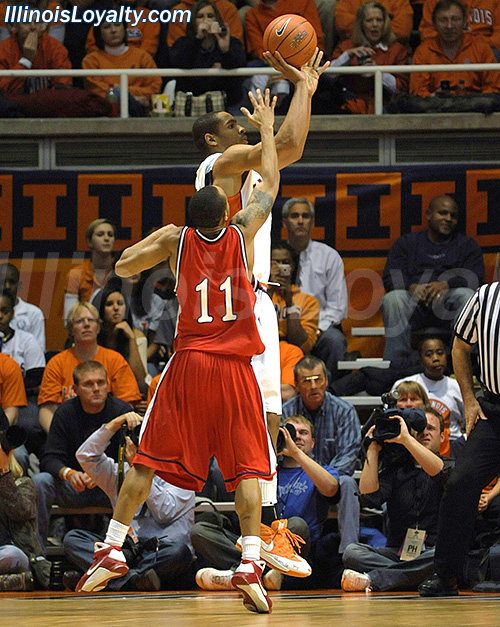Dominique Keller: Fighting Illini Basketball vs Detroit Mercy