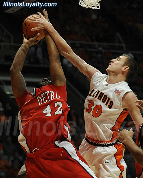 Bill Cole: Fighting Illini Basketball vs Detroit Mercy