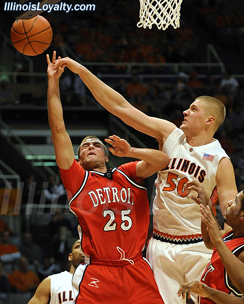 Rich Semrau: Fighting Illini Basketball vs Detroit Mercy