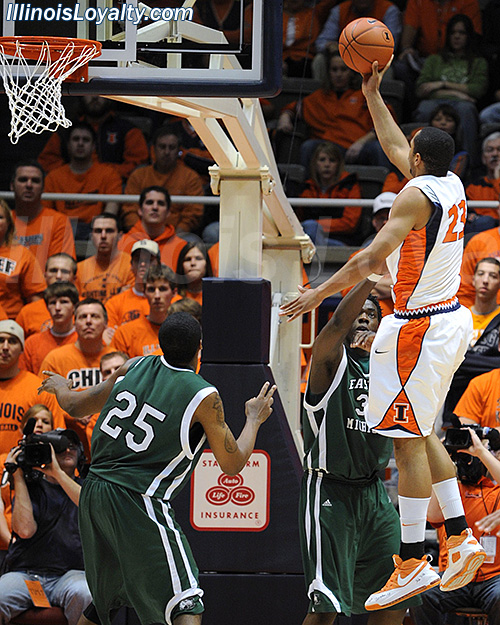 Dominique Keller: Fighting Illini Basketball vs Eastern Michigan