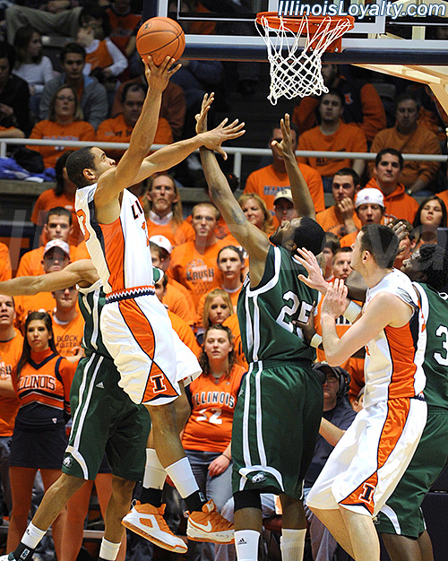 Dominique Keller: Fighting Illini Basketball vs Eastern Michigan