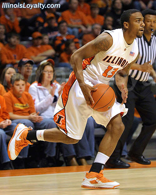 Jeff Jordan: Fighting Illini Basketball vs Eastern Michigan