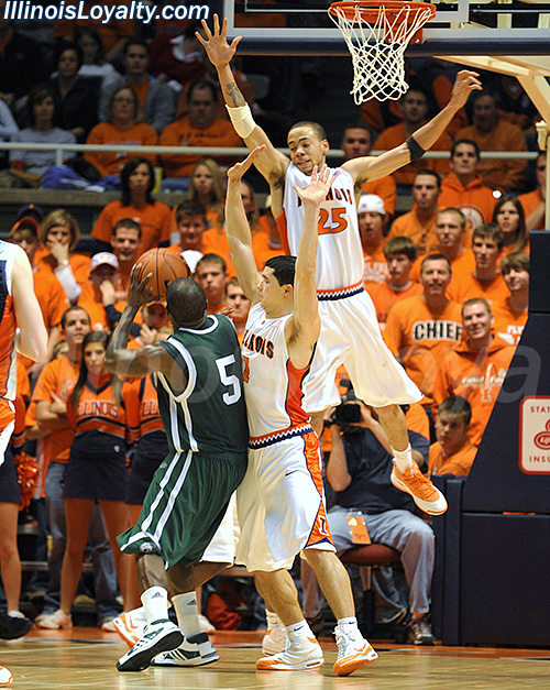 Calvin Brock: Fighting Illini Basketball vs Eastern Michigan