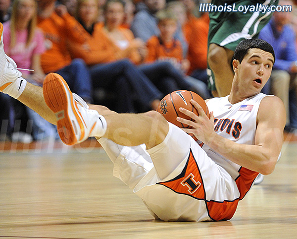 Trent Meacham: Fighting Illini Basketball vs Eastern Michigan