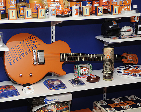 Illini room, Illini memorabilia, Illini posters
