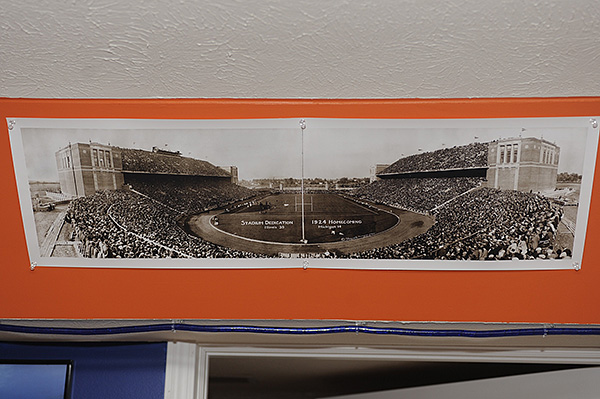 Illini room, Illini memorabilia, Illini posters