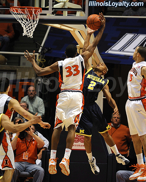 Alex Legion and CJ Lee battle for the ball