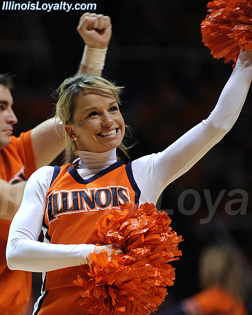 Illini basketball: Cheerleader