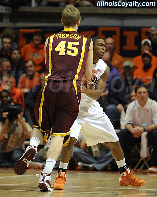 Fighting Illini Basketball: Colton Iverson and Jeff Jordan
