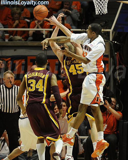 Fighting Illini Basketball: Mike Davis defends
