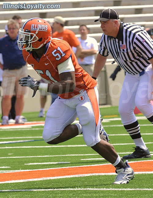 Illini football - Evan Frierson