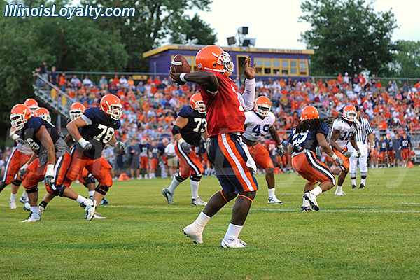 Illini Football Camp Rantoul Scrimmage - Juice Williams